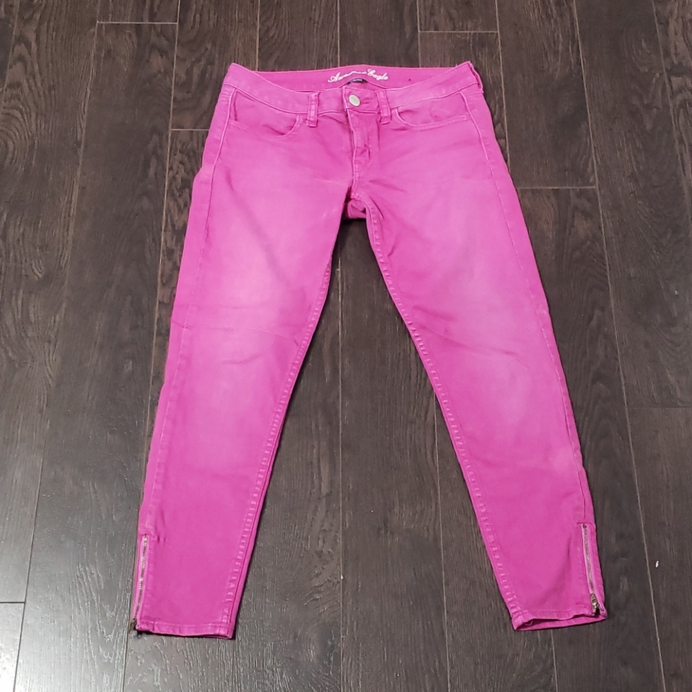 Pink American Eagle jeans